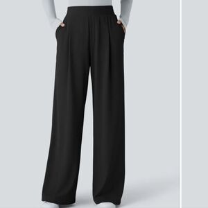 HALARA Black Wide-Leg Women's Pants, Tall